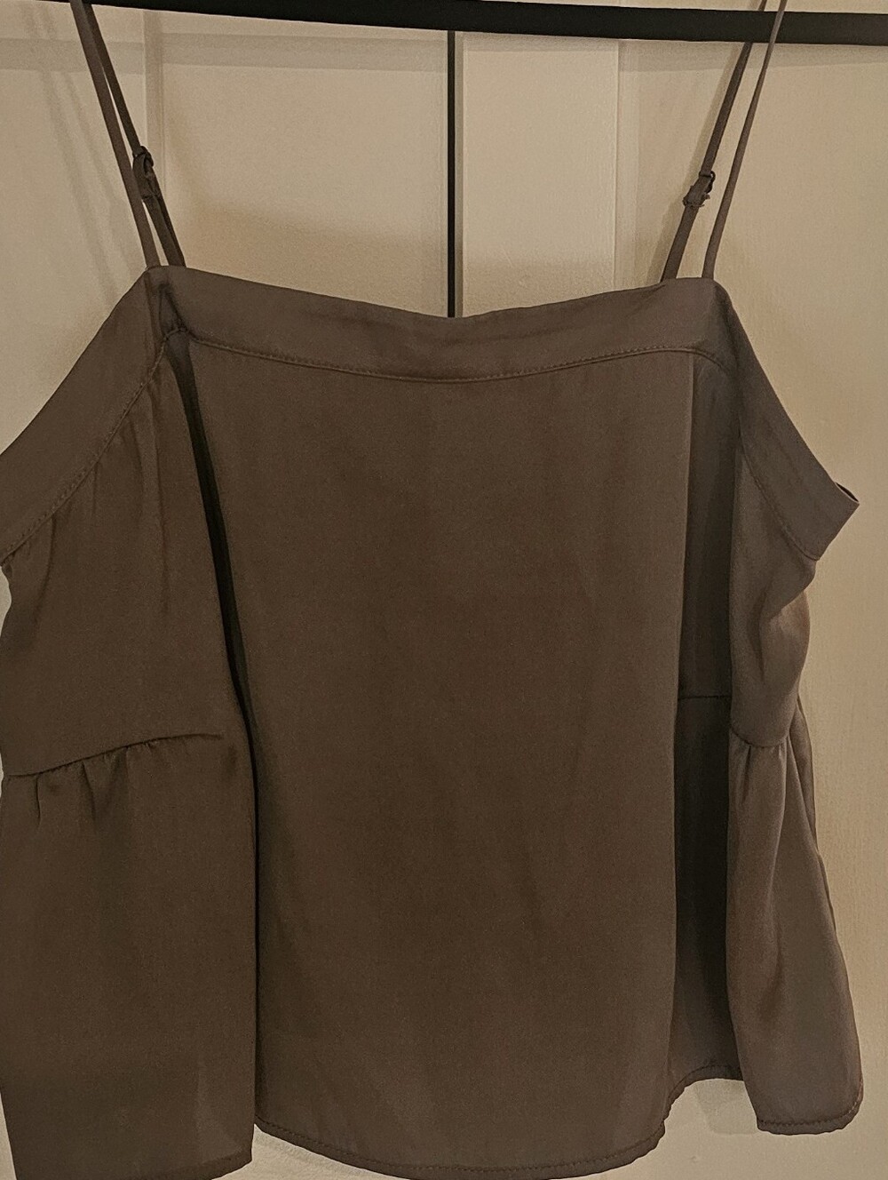House of Harlow 1960 Slate Gray Slip Dress with Thin Straps Medium